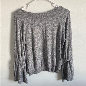 Cozy Gray Knit Sweater